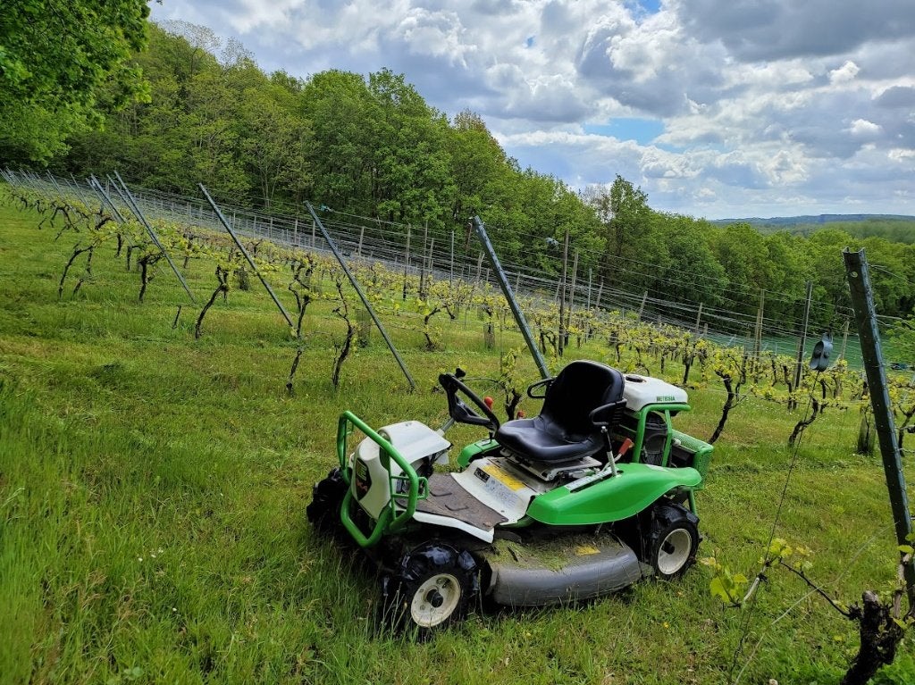 Etesia AK98X 4x4 avec remorque, le prix comprend 21% de TVA, Enlèvement, Utilisé, Démarrage électrique, 90 à 120 cm