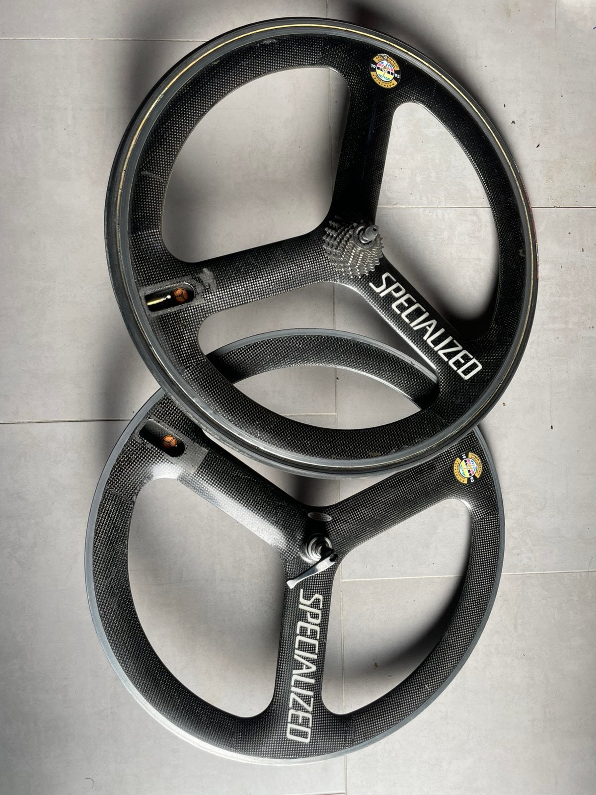 Carbon Specialized tijdrit wielen 1993, Wiel, Gebruikt, Racefiets, Ophalen of Verzenden