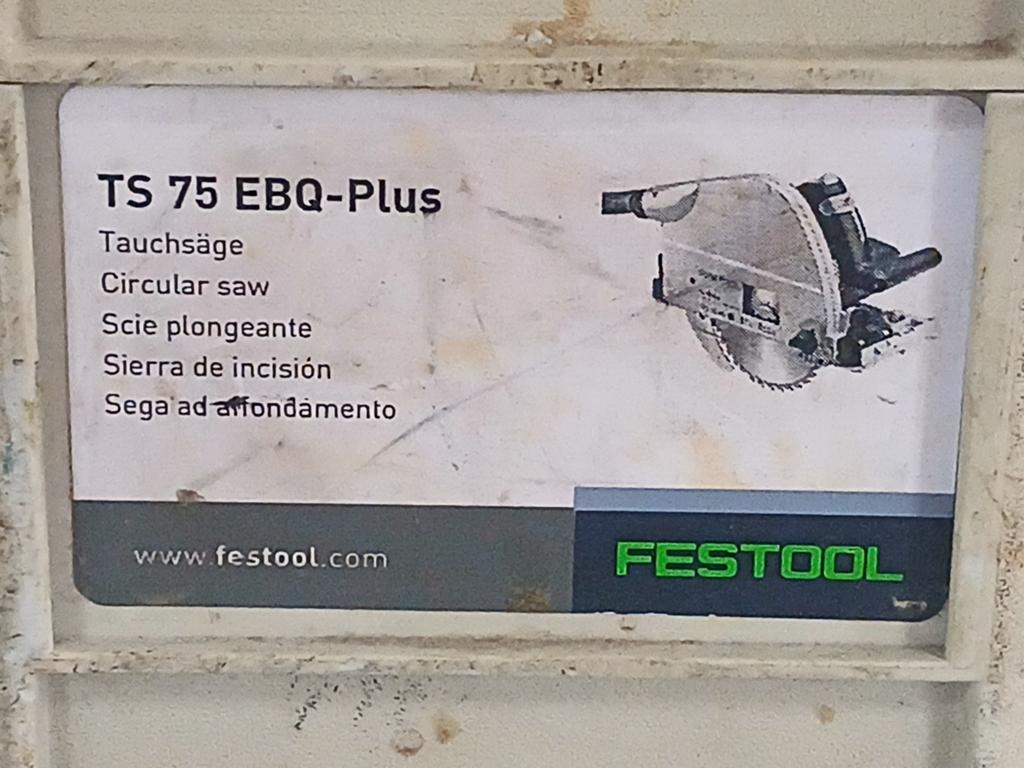 Scie plongeante festool, Envoi, Scie plongeante