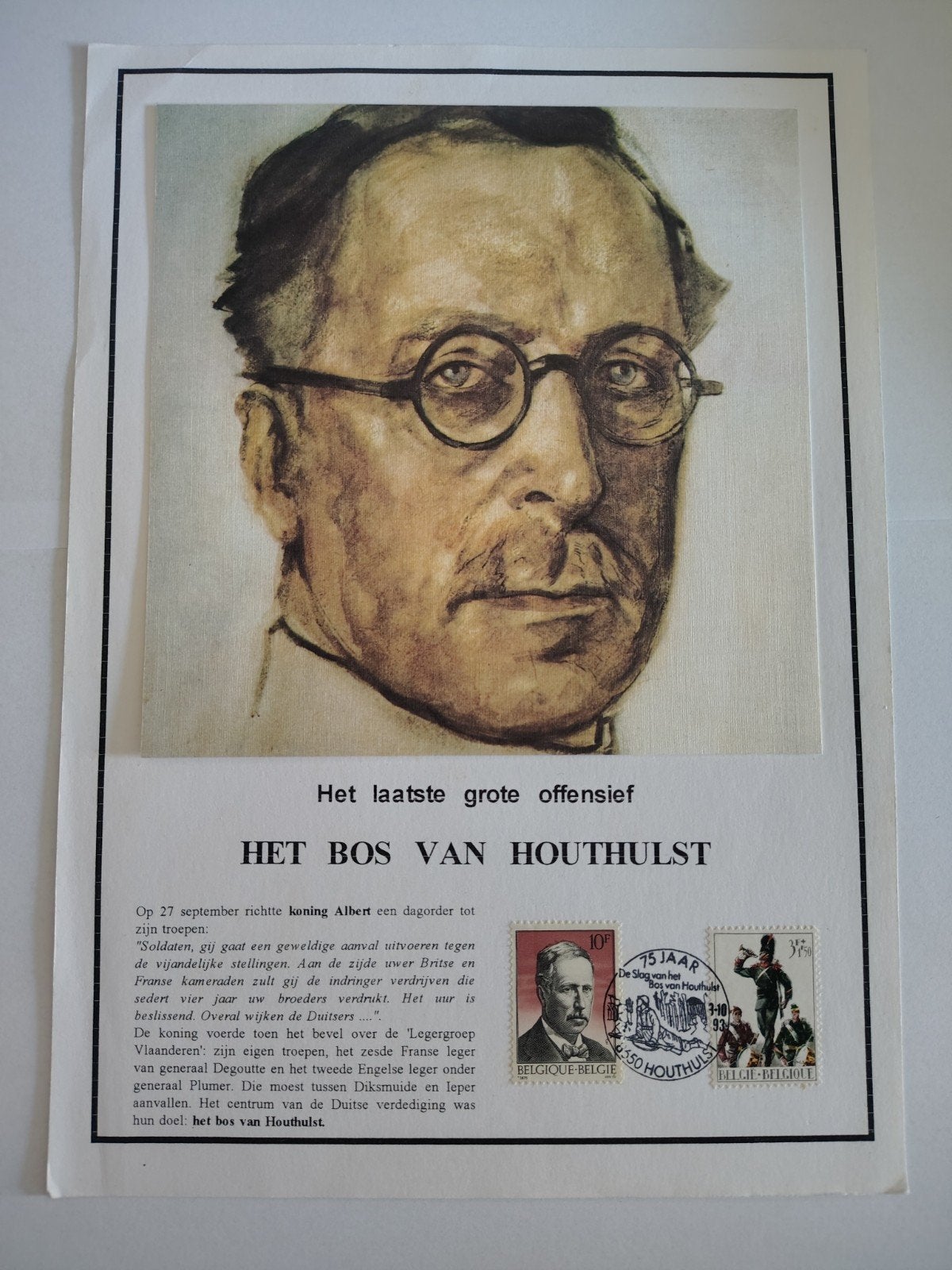 Het laatste grote offensief HET BOS VAN HOUTHULST, Ophalen of Verzenden