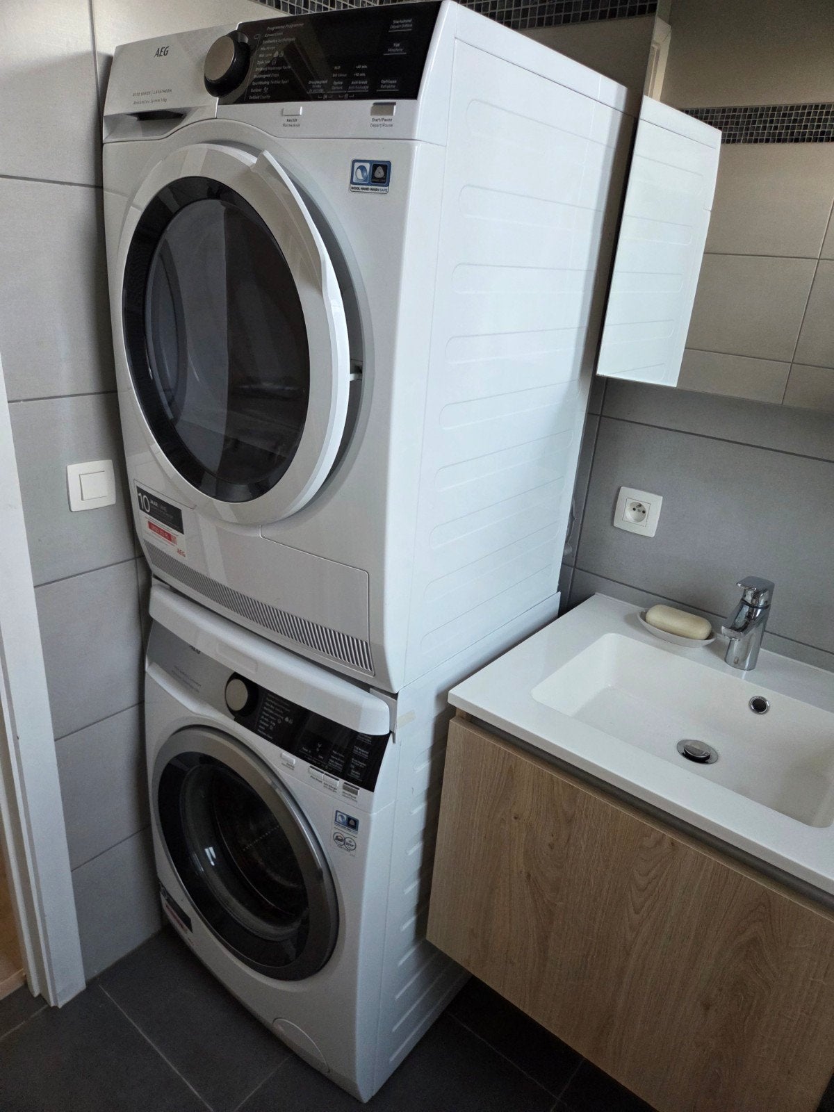 AEG 7000 ProSteam wasmachine + AEG 8000 AbsoluteCare warmtep, Enlèvement