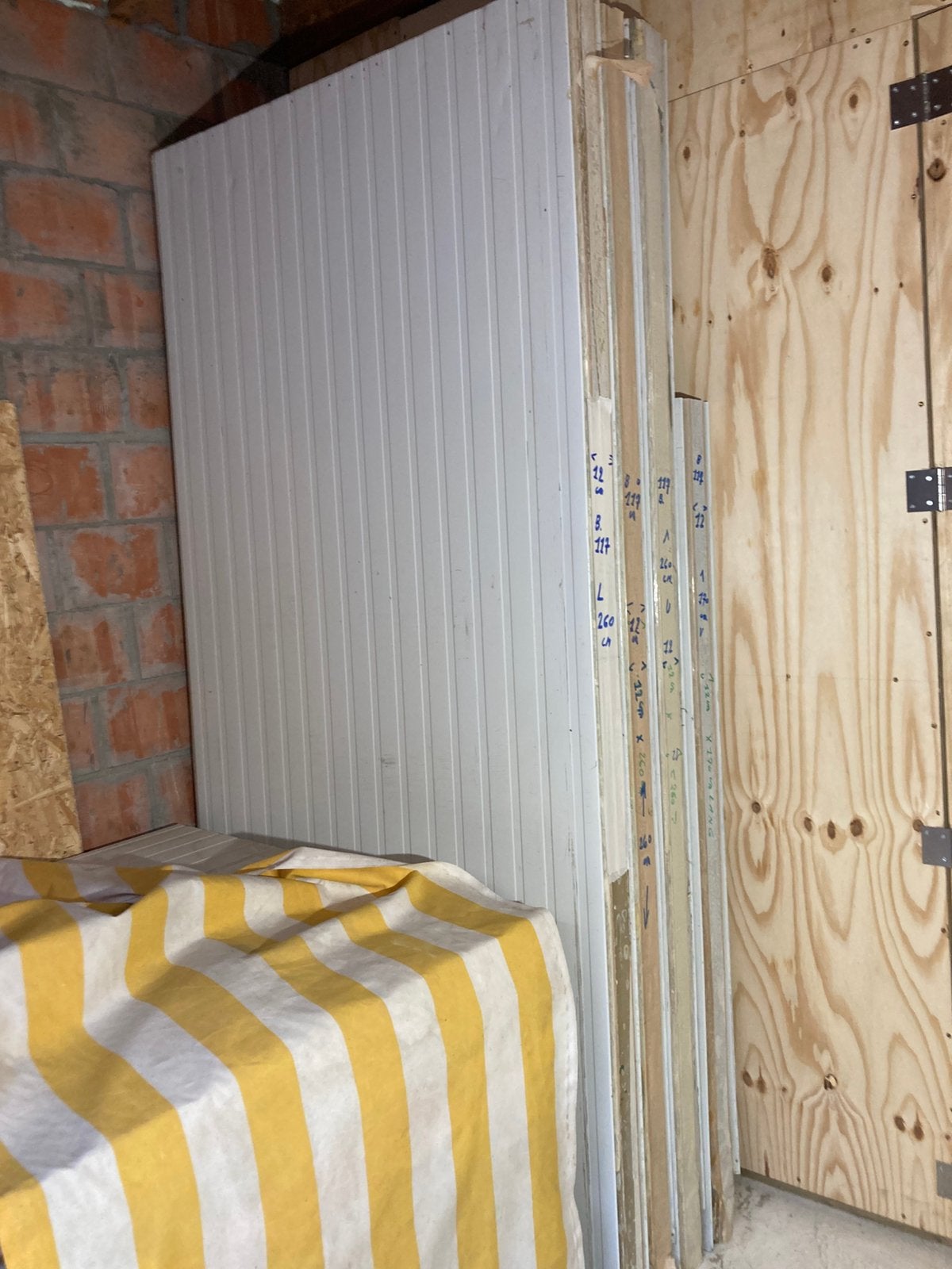 sandwich panelen gebruikt, Doe-het-zelf en Bouw, Isolatie en Afdichting, Ophalen, Gebruikt, Hardschuim (Pir), 15 m² of meer