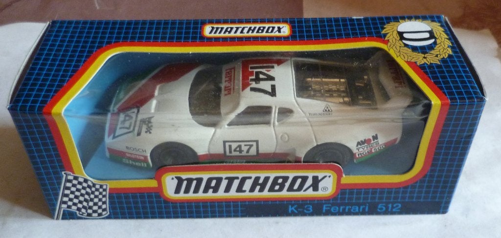 Matchbox Specials Ferrari 512, Hobby en Vrije tijd, Ophalen of Verzenden, Zo goed als nieuw, Auto