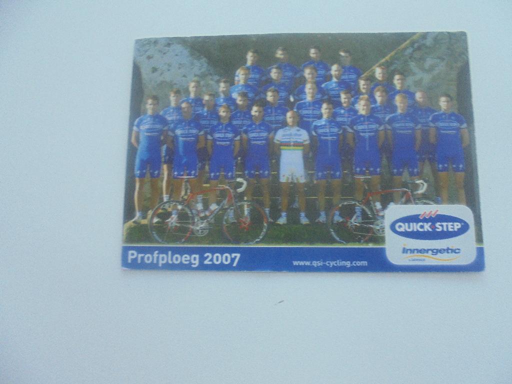 wielerploeg - Quick-step 2007, Verzamelen, Verzenden, 1980 tot heden, Zo goed als nieuw, Foto