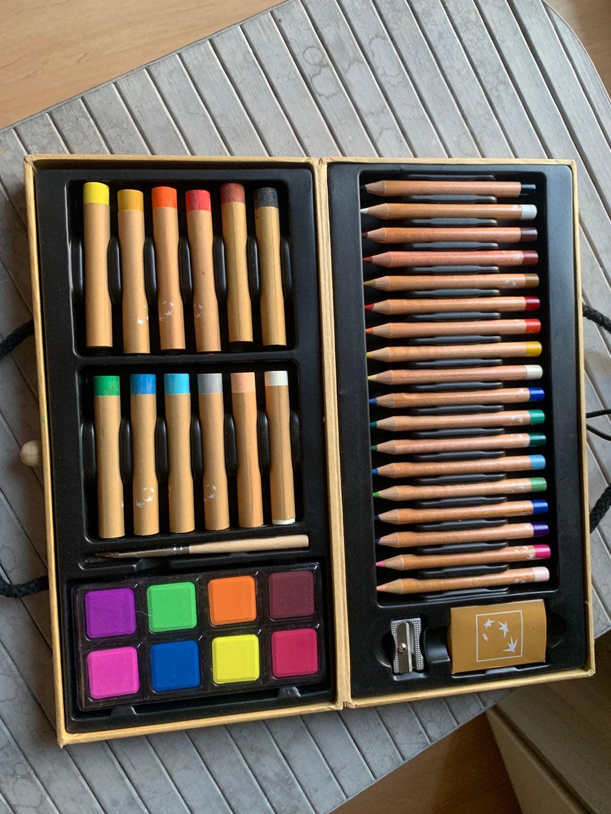Palette peinture , crayons, Hobby & Loisirs créatifs, Dessin, Enlèvement, Neuf