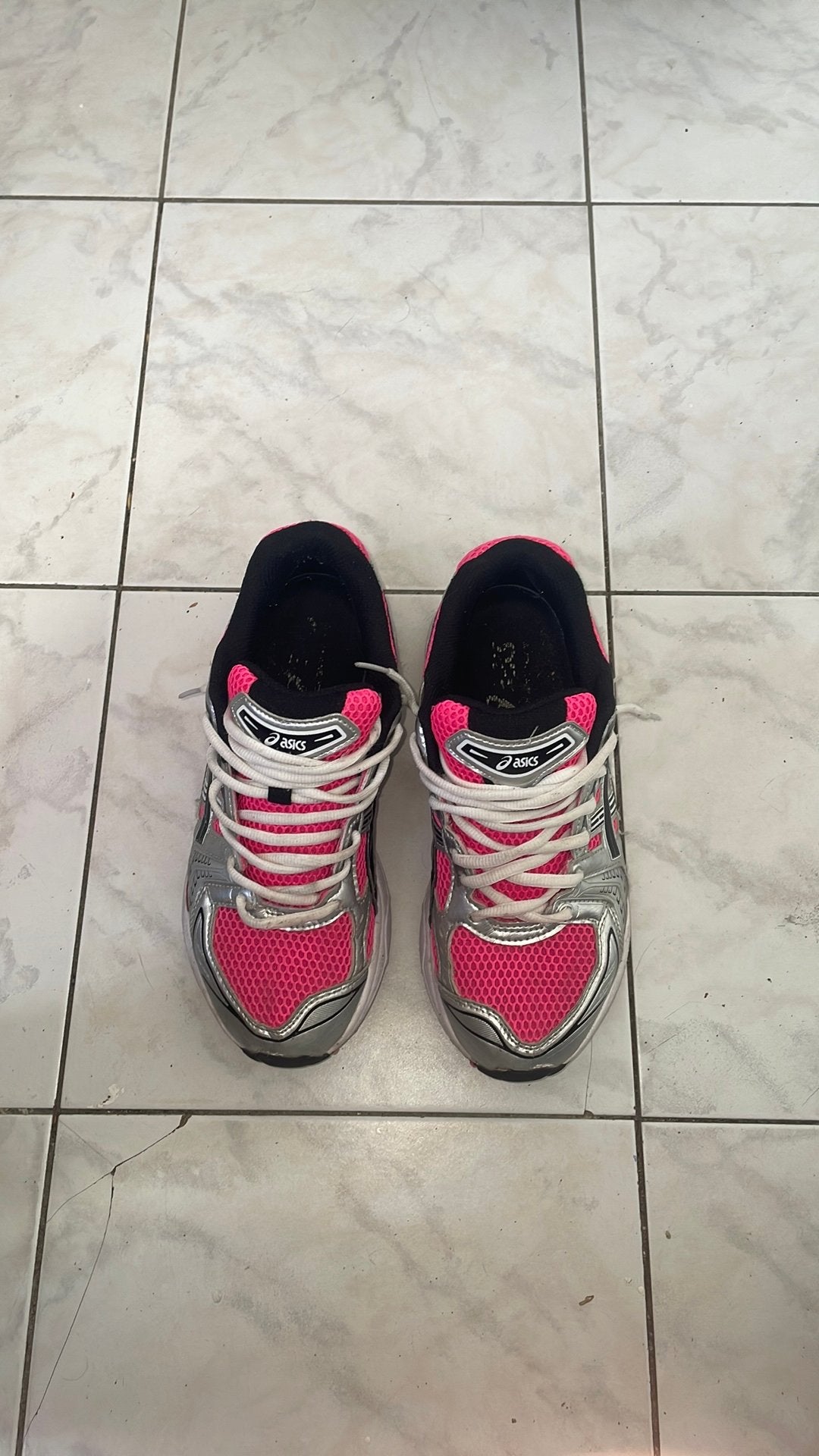 Asics gel kayano 14  pink/silver, Ophalen, Zo goed als nieuw