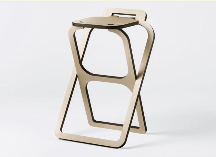 Design barkruk barstoel, Huis en Inrichting, Barkrukken, Ophalen, Zo goed als nieuw