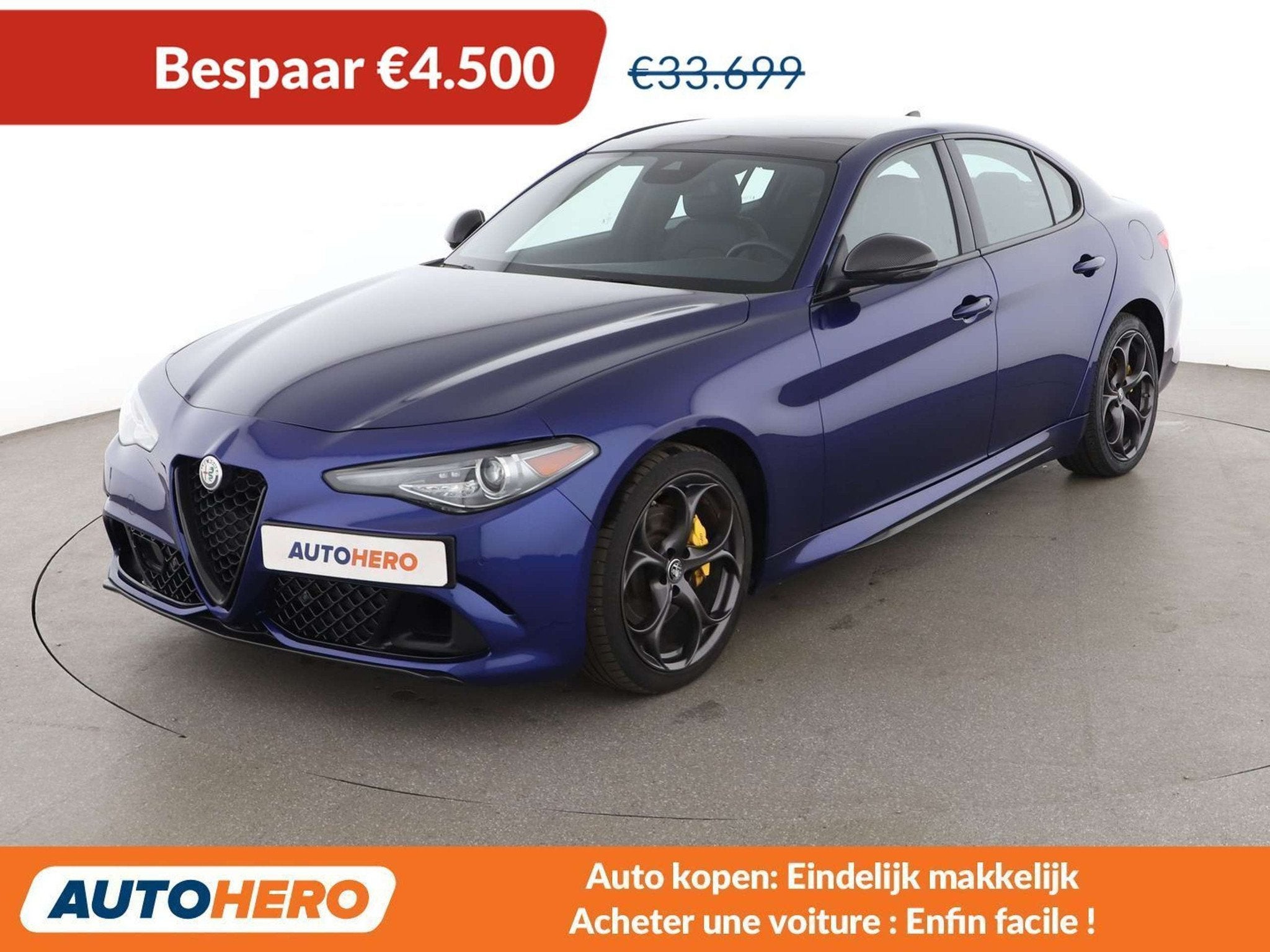 Alfa Romeo Giulia 2.0 Turbo Super Q4 (automatique), Cuir, Achat, Automatique, Interruption de démarrage