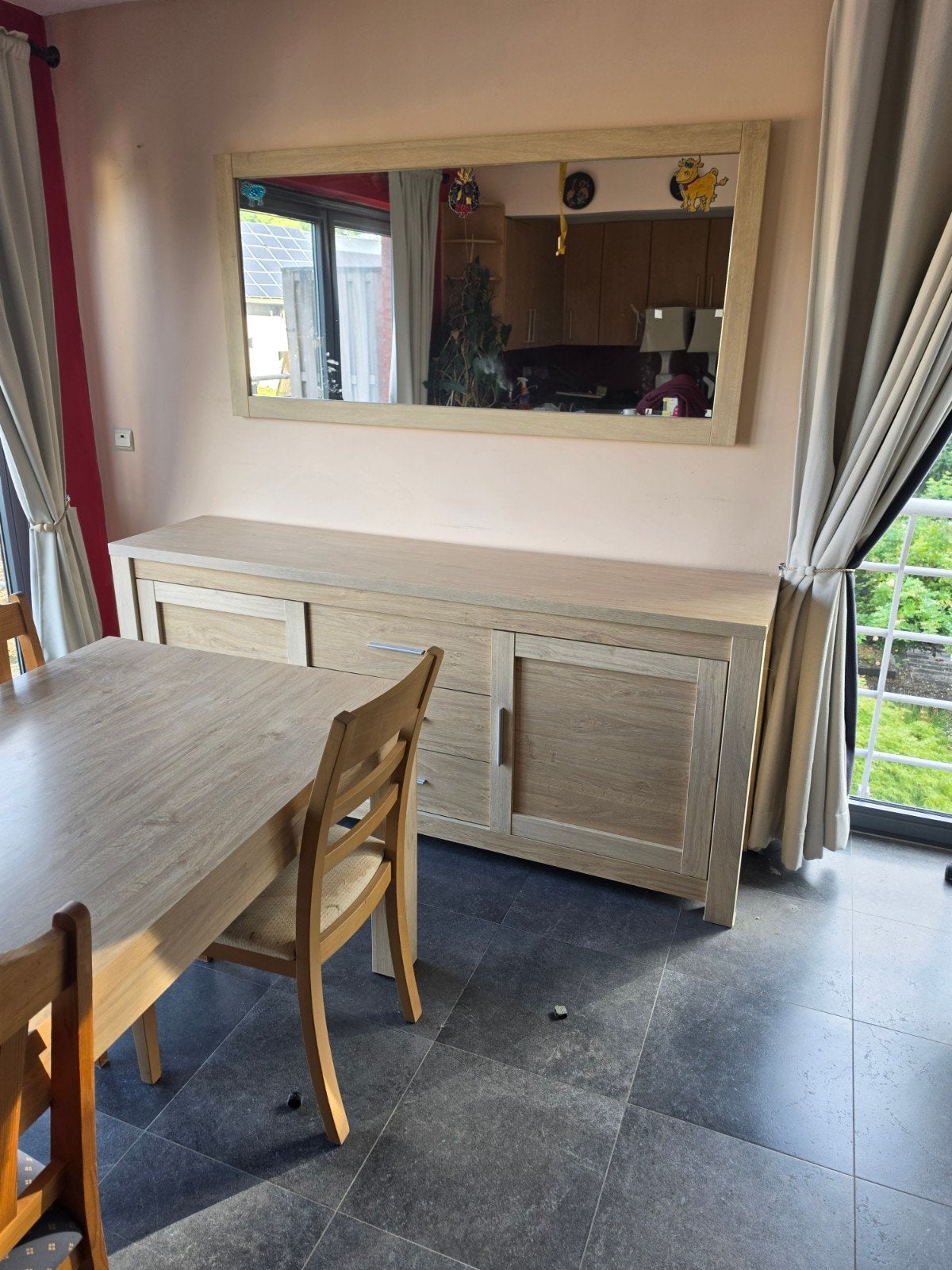 salle à manger, Maison & Meubles, Enlèvement, Utilisé, Beige, Autres types