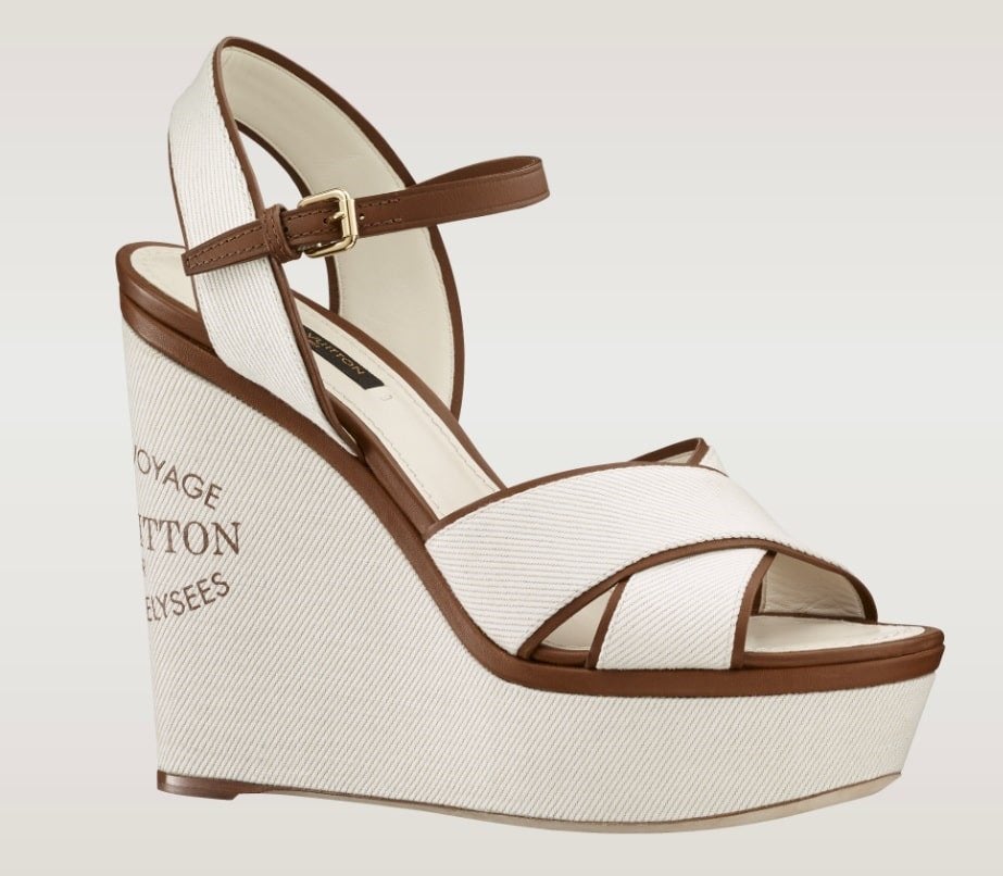 Sandales Louis Vuitton taille 39-39,5, Enlèvement ou Envoi, Porté