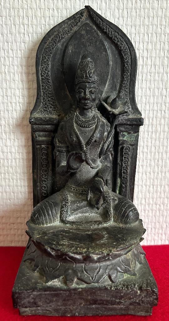 Boeddhisme - Bronzen beeldje Godin Indonesië 1930, Ophalen of Verzenden