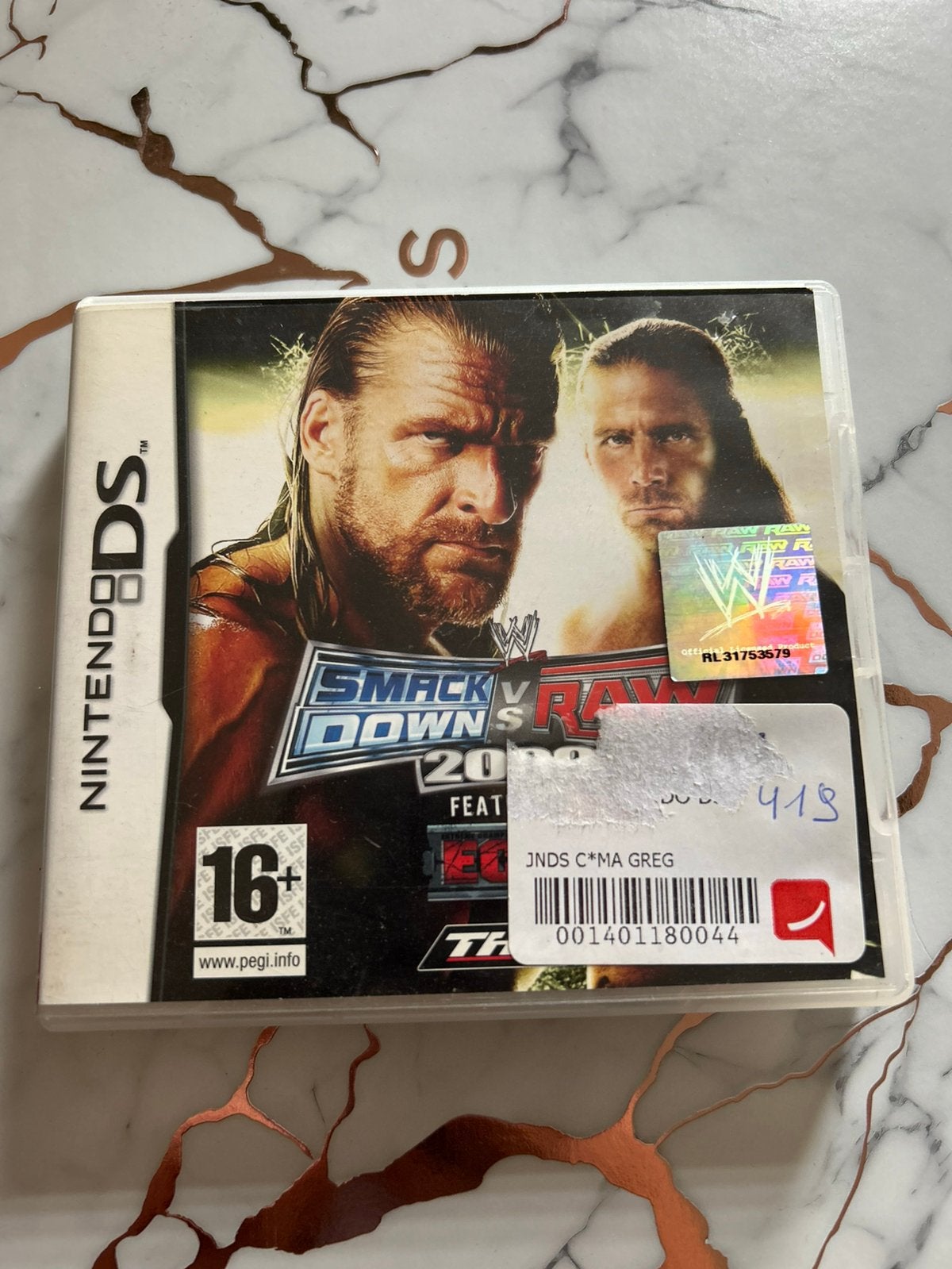 Jeu : Smackdown vs RAW 2009, Nintendo DS., Consoles de jeu & Jeux vidéo, Online, Enlèvement ou Envoi, 2 joueurs, Combat