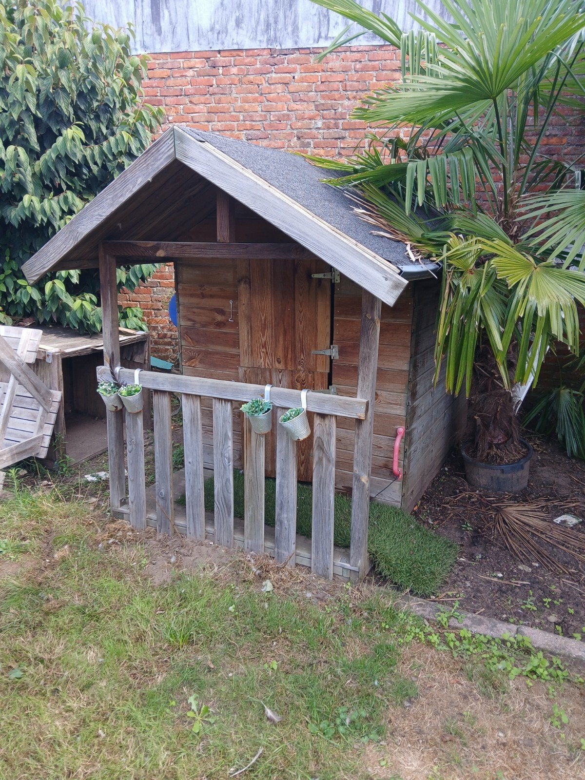 speelhuisje, Ophalen, Gebruikt, Hout