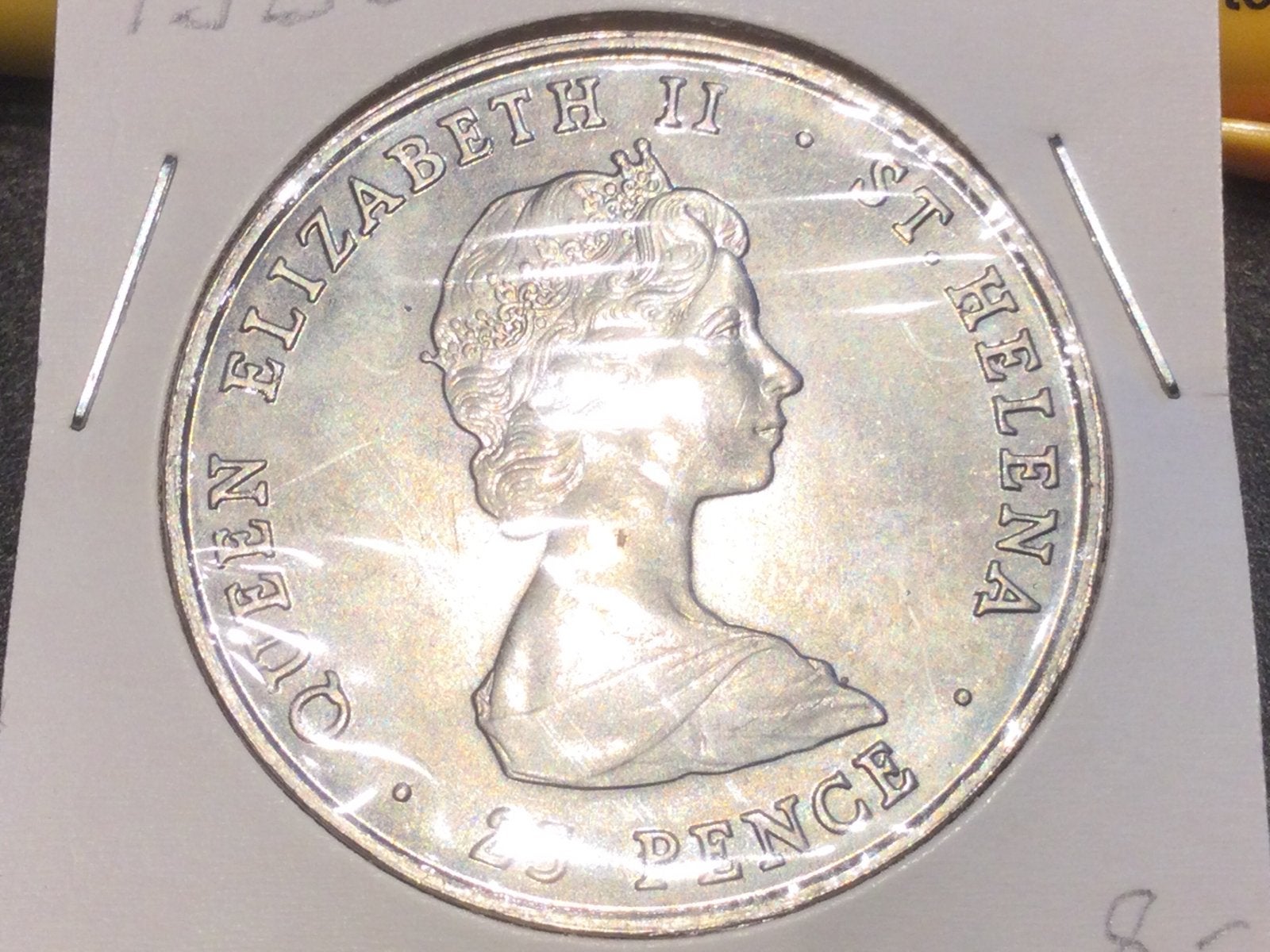 Sainte-Hélène 25 pence 1980, Timbres & Monnaies, Monnaies & Billets de banque | Collections, Enlèvement ou Envoi