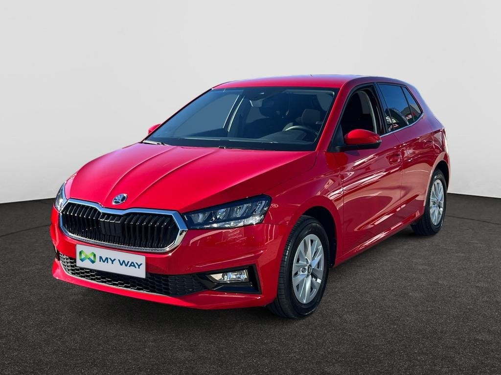 Skoda Fabia AUTOMAAT*115PK*CARPLAY*SENSOREN A*FULL LED*, Autos, Skoda, Rouge, Achat, Cruise Control, Automatique