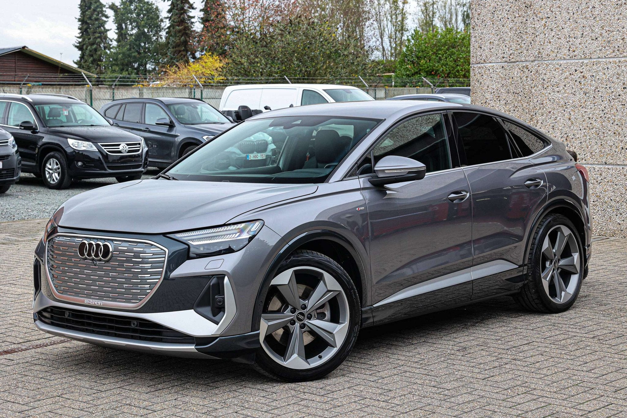 Audi Q4 e-tron 3xS-LINE*299PK*QUATTRO*50*E-TRON*SONOS-SOUND*, Cuir, Achat, Entreprise, Noir