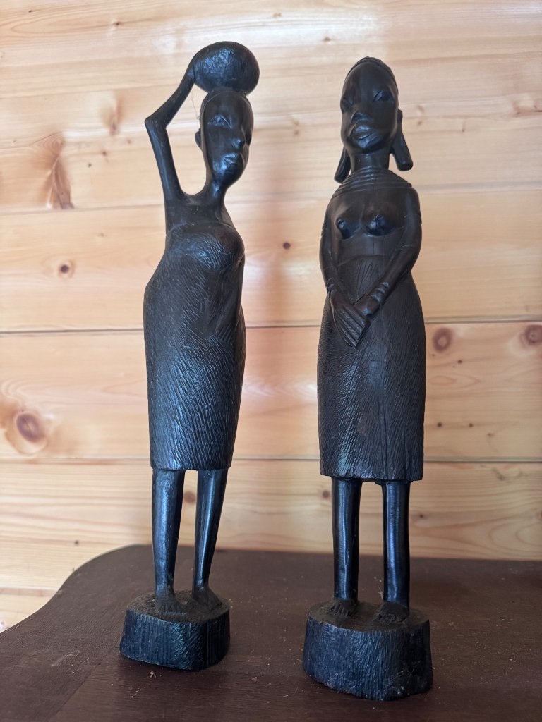 Afrikaanse beelden en maskers, Ophalen, 50 - 100 cm, Handgemaakt, Hout