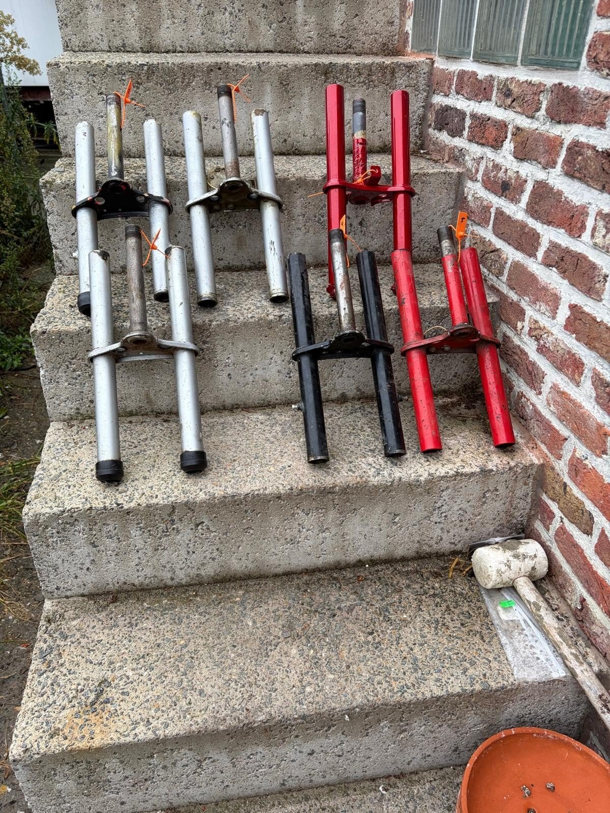voor vork honda camino, Ophalen of Verzenden, Gebruikt, Frame