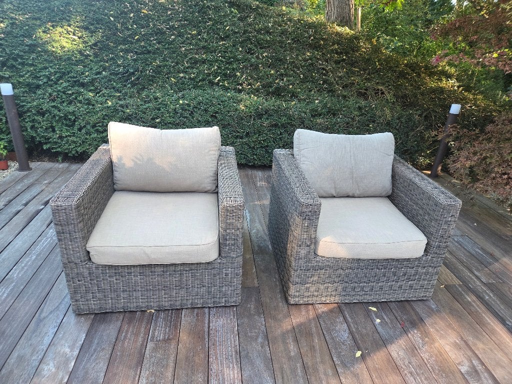 Lounge set 2 pers GRATIS, Kunststof, Gebruikt, Loungeset, Ophalen
