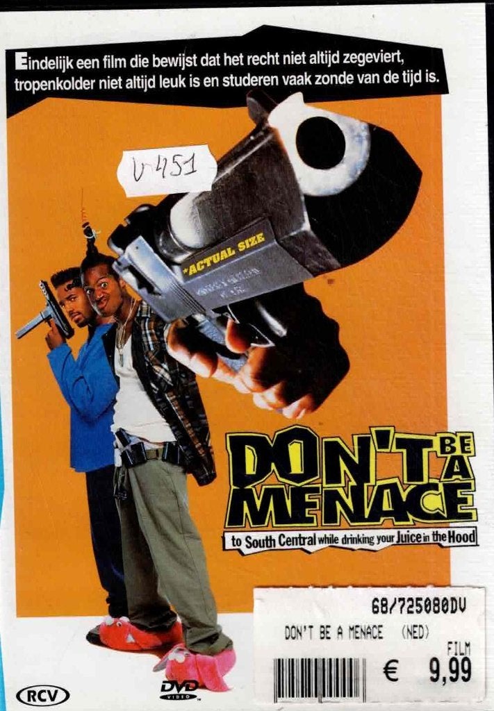 dvd  /  Don't Be A Menace, CD & DVD, DVD | Autres DVD, À partir de 12 ans, Enlèvement ou Envoi, Comme neuf