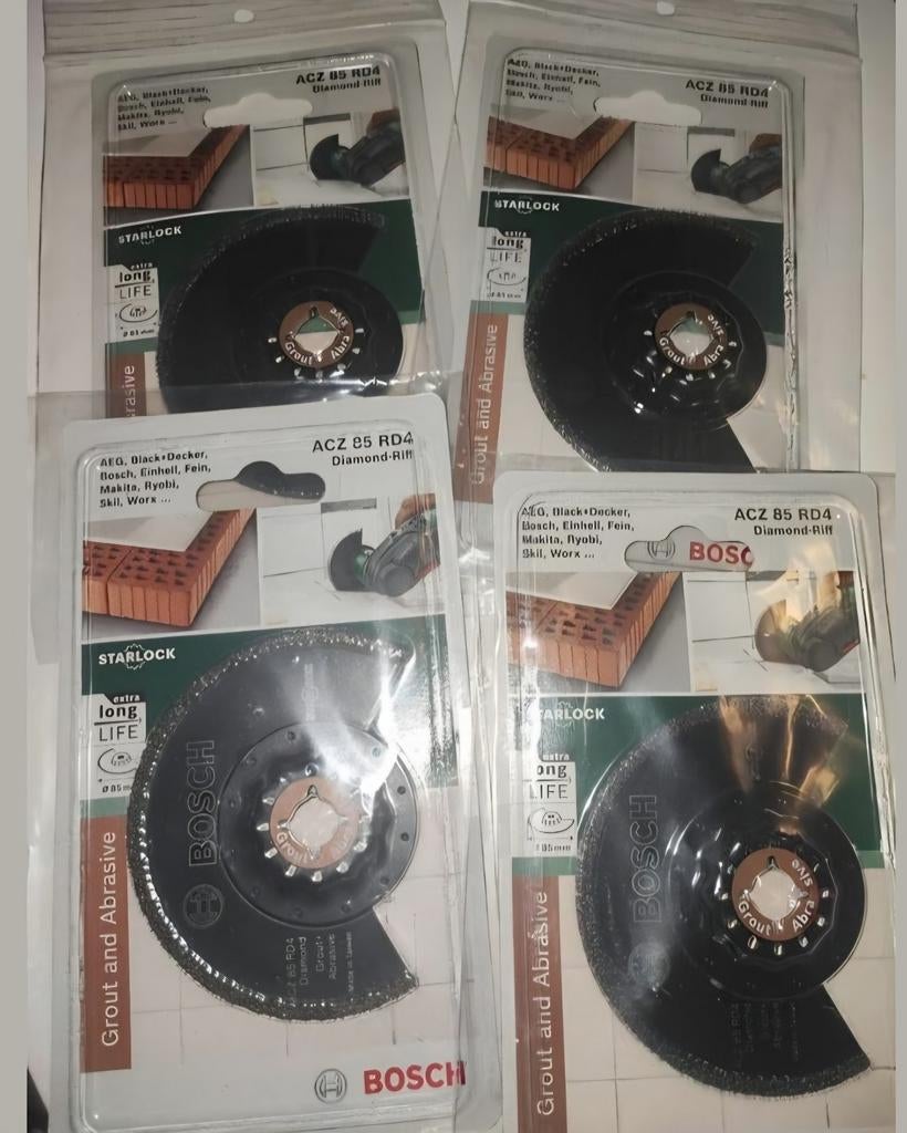 BOSCH ACZ 85 RD4 CARBIDE DIAMOND RIFF 
4 STUKS BESCHIKBAAR, Enlèvement ou Envoi