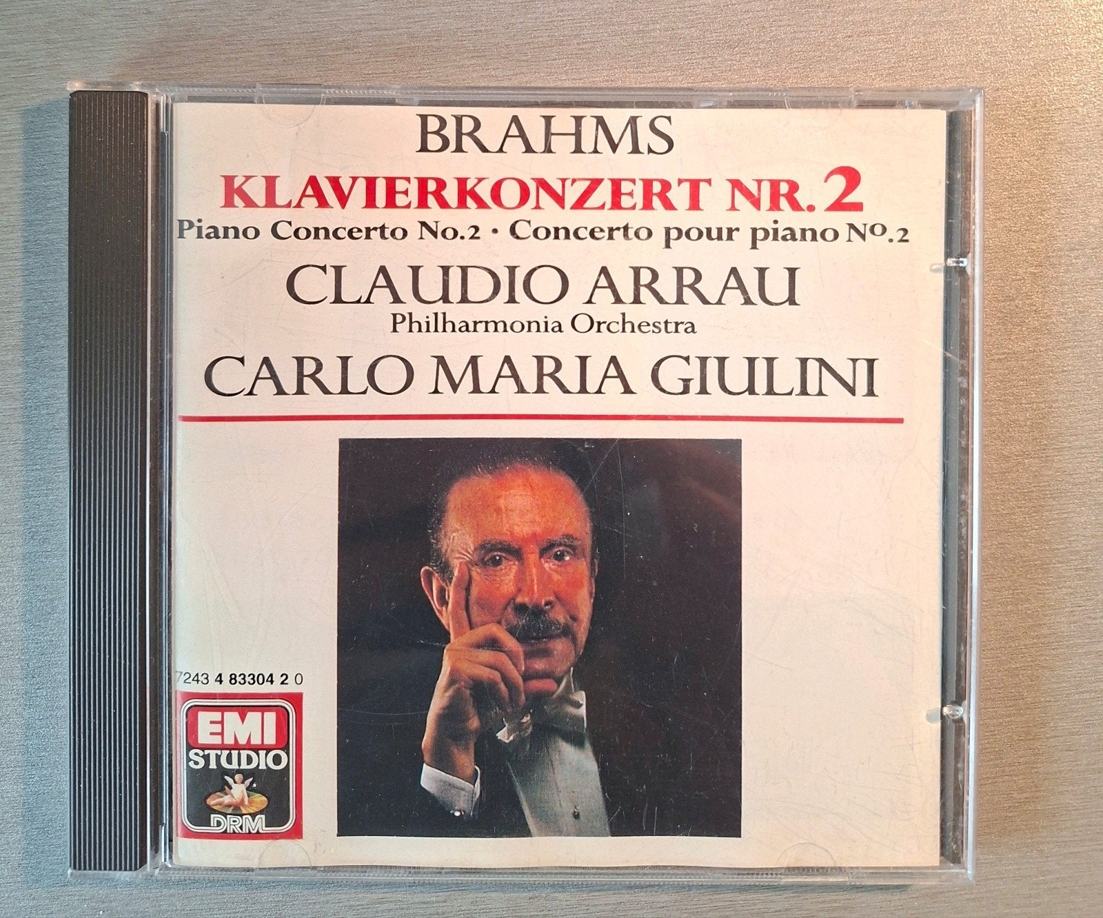 Cd. Brahms.  Klavierkonzert nr 2 (EMI, Arrau, Giulini)., Ophalen of Verzenden, Brahms