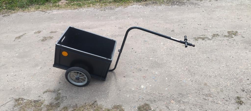 Fietskar waar elke standaard Colruyt op past, Ophalen