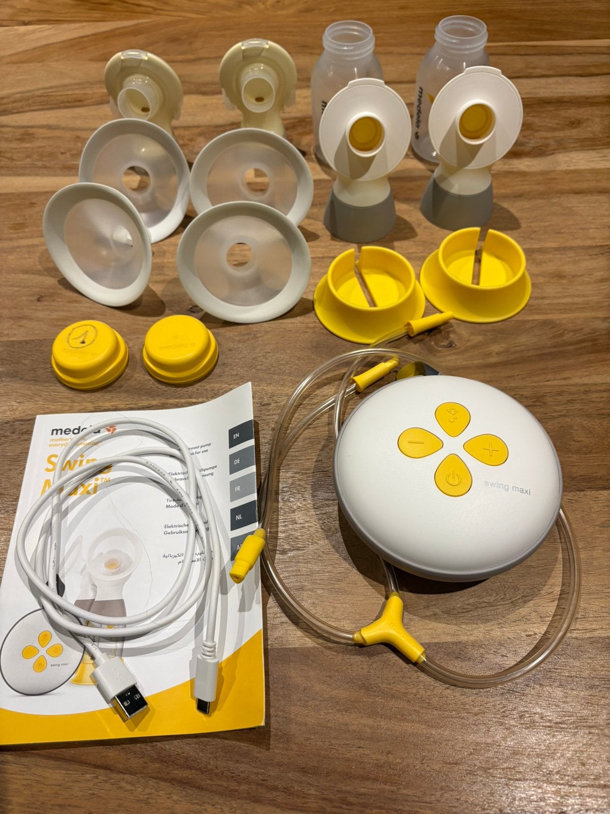 Medela dubbele elektrische borstkolf Swing Maxi, Kinderen en Baby's, Ophalen, Gebruikt, Dubbelzijdig, Medela