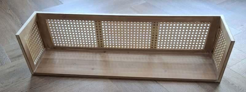 Rotan wandplank Webbing, Huis en Inrichting, Ophalen of Verzenden, Zo goed als nieuw