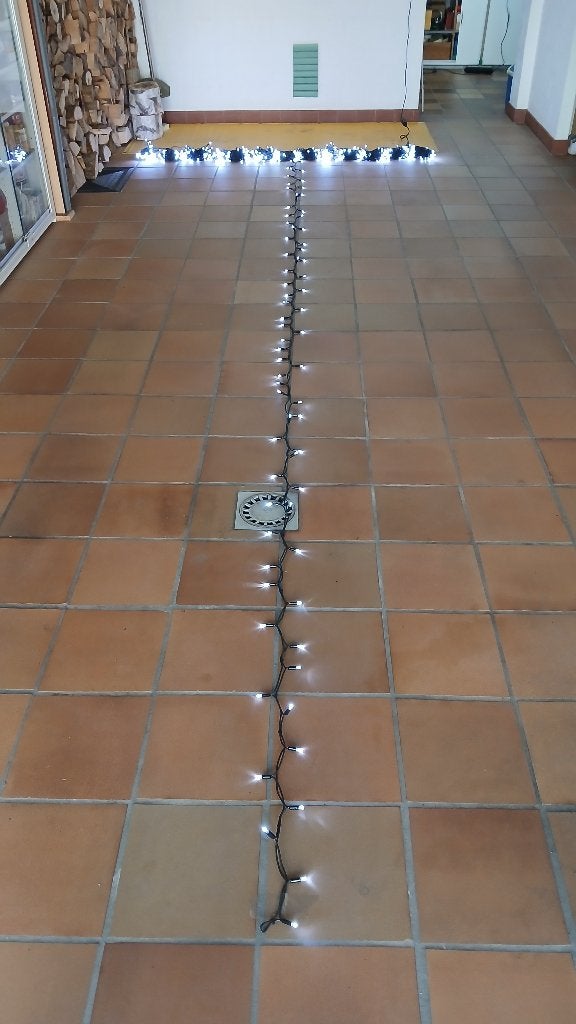 RIDEAUX LUMINEUX LEDS, Jardin & Terrasse, Neuf, Enlèvement, Alimentation secteur, Autres matériaux