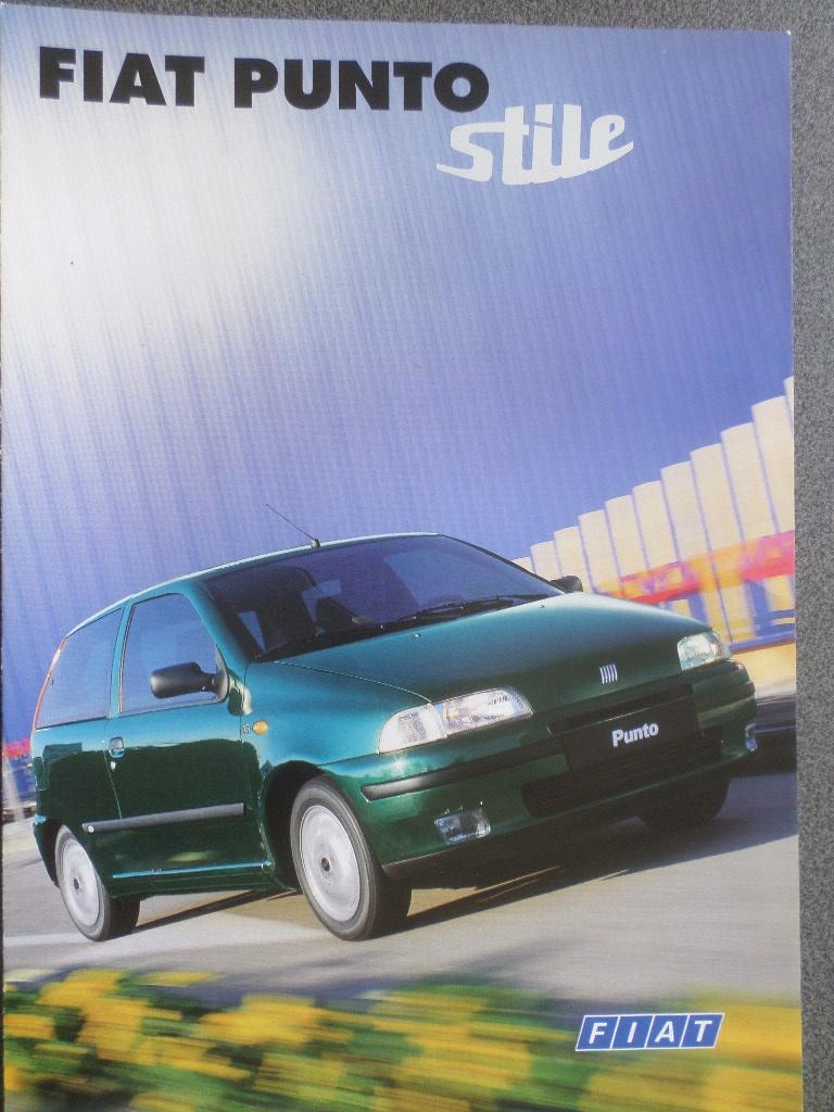 Fiat Punto Stile Brochure - FRANS, Ophalen of Verzenden