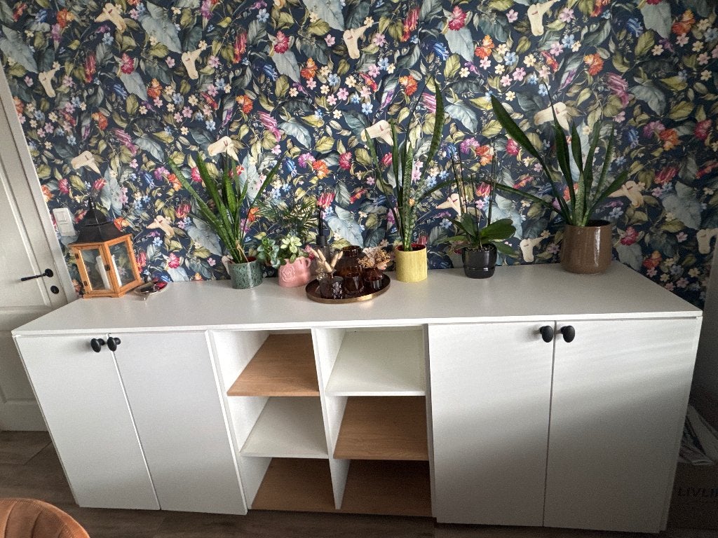 Dressoir, Ophalen, 200 cm of meer, Overige houtsoorten, 50 tot 75 cm