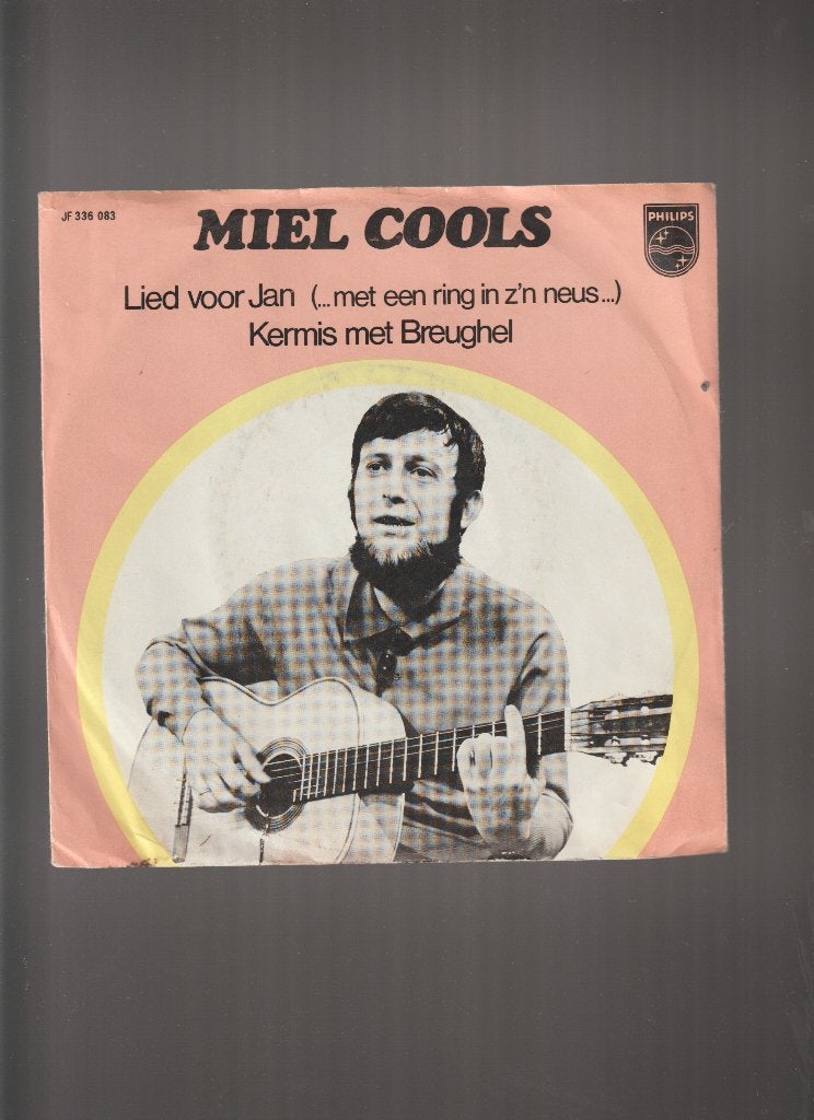 MIEL  COOLS  --  LIED  VOOR  JAN, En néerlandais, 7 inch, Comme neuf, Pochette photo