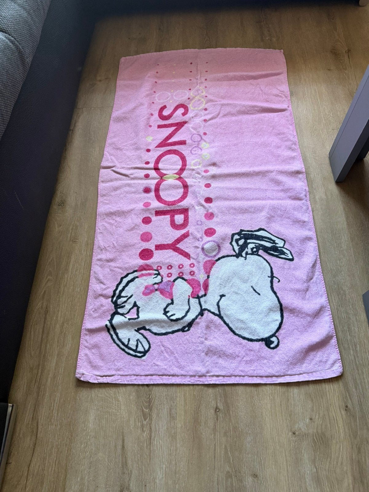 Serviette Snoopy, Maison & Meubles, Autres marques, Enlèvement ou Envoi, Rose, Comme neuf