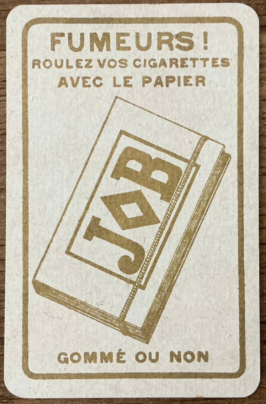 JEU DE CARTES À JOUER, CIGARETTES, PAPIER, Enlèvement ou Envoi, Comme neuf, Carte(s) à jouer