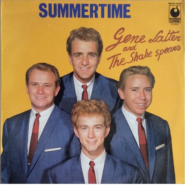GENE LATTER & THE SHAKE SPEARS: LP 'Summertime", LP, Pop, Zo goed als nieuw, Fotohoes