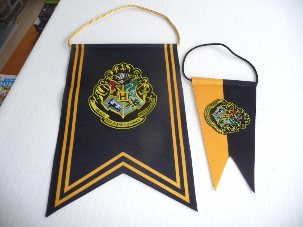 Bannière Harry Potter (2 pièces), Collections, Enlèvement ou Envoi, Comme neuf