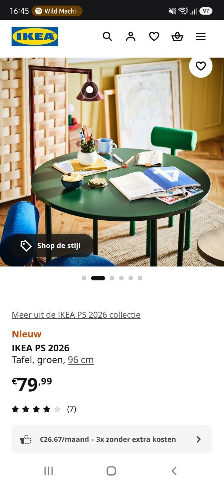 Ronde tafel, Kinderen en Baby's, Ophalen, Zo goed als nieuw