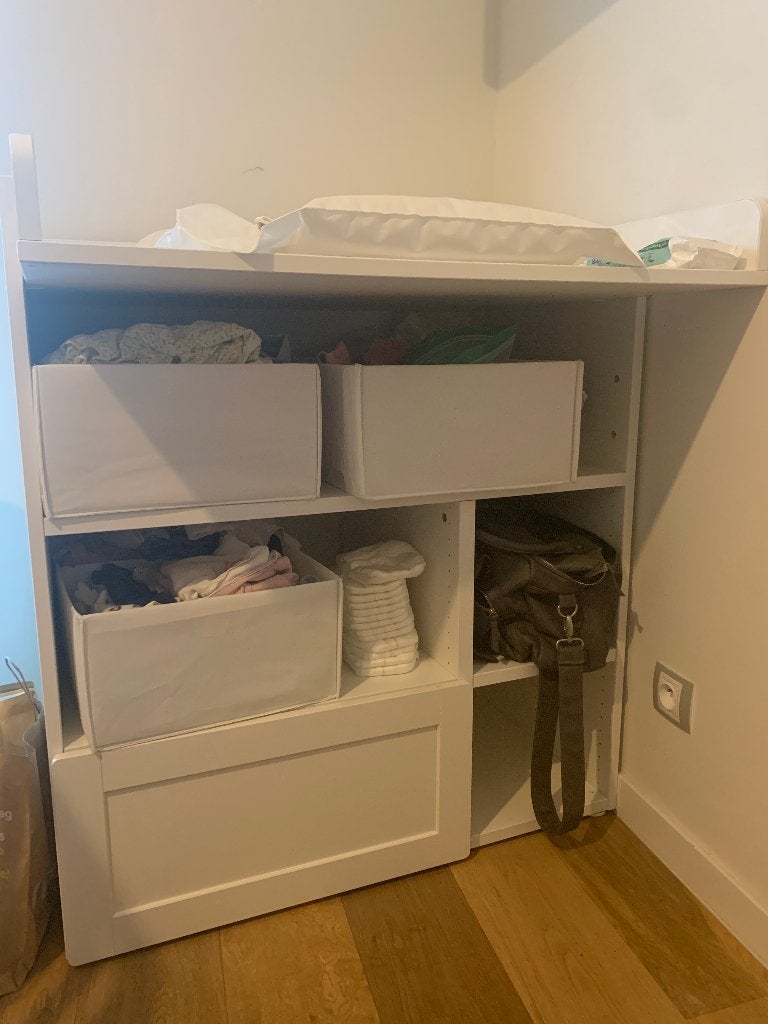 Baby furniture/diaper changing station, Ophalen, 70 cm of meer, 105 cm of meer, Zo goed als nieuw