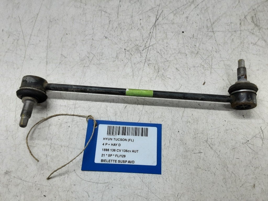 BIELLETTE DE BARRE STABILISATRICE AVANT DROIT Tucson (TL), Mevr. I. Hauben, Utilisé, Hyundai, Rue de l'Espoir 34 34
4030  GRIVEGNÉE, BE