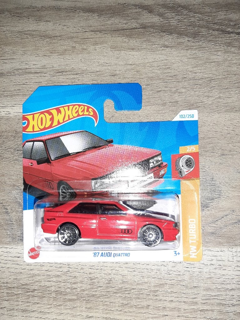 Hot Wheels '87 Audi Quattro, Ophalen of Verzenden, Nieuw, Auto