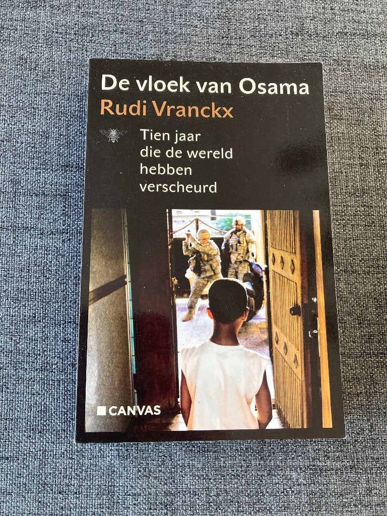 Boek : De vloek van Osama. Rudi Vranckx 2011, 303 blz, Boeken, Ophalen of Verzenden, Zo goed als nieuw, Rudi Vranckx