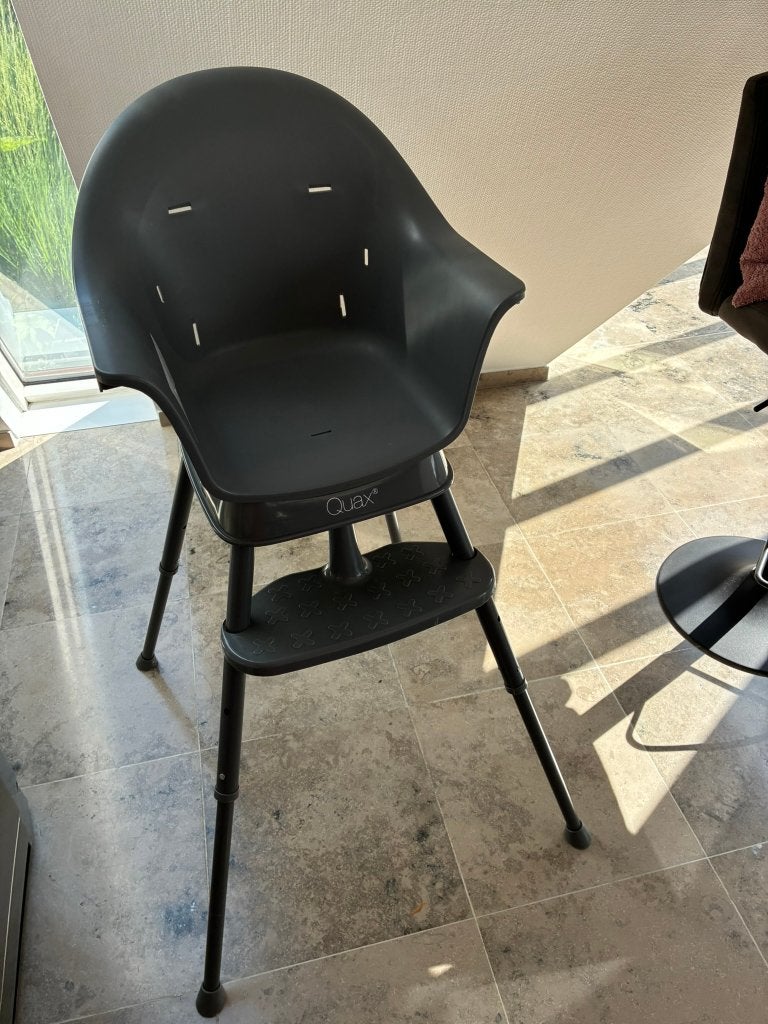quax kinderstoel, Kinderen en Baby's, Kinderstoelen, Ophalen, Zo goed als nieuw, Meegroeistoel, Afneembaar eetblad