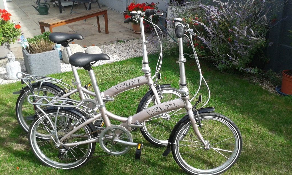 vélo pliable 2 avec sac de rangement, Vélos & Vélomoteurs, Vitesses, Comme neuf, Enlèvement, Totalement pliable