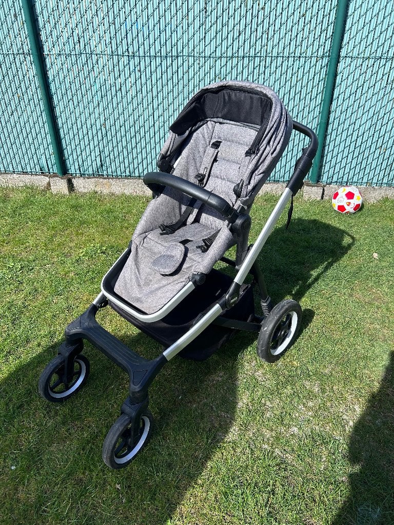 Thule sleek duo kinderwagen, Gebruikt, Duowagen, Ophalen, Kinderwagen