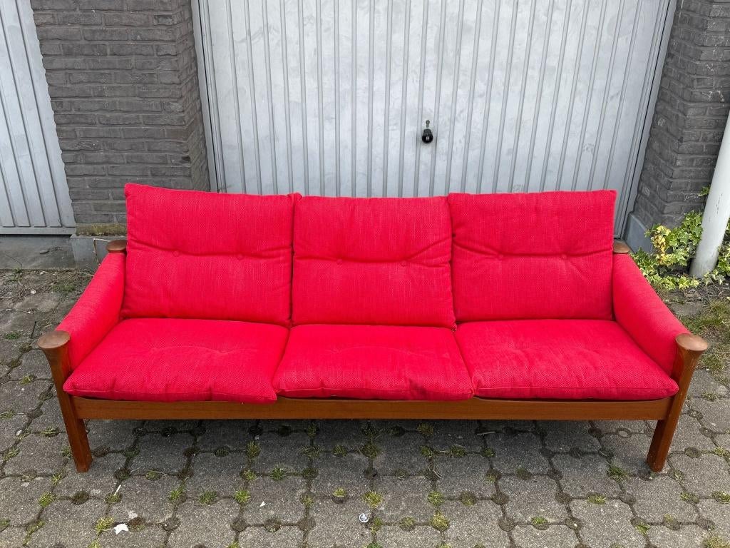Vintage Coda zetel designed by Arne Vodder, Trois personnes, 100 à 125 cm, 200 à 250 cm, Banc droit