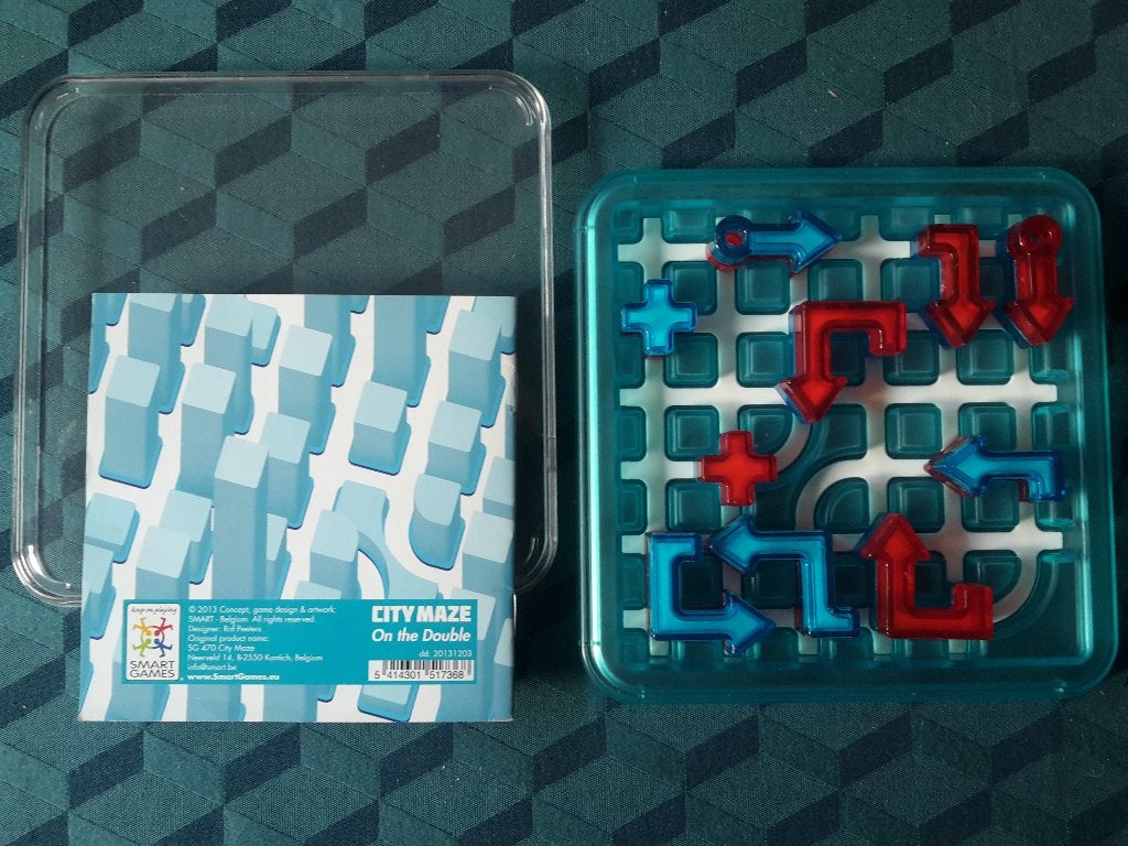 Smart Games, City Maze, als nieuw, solo, 6+, + gratis promo, 1 ou 2 joueurs, Enlèvement ou Envoi, Comme neuf, Smart Games