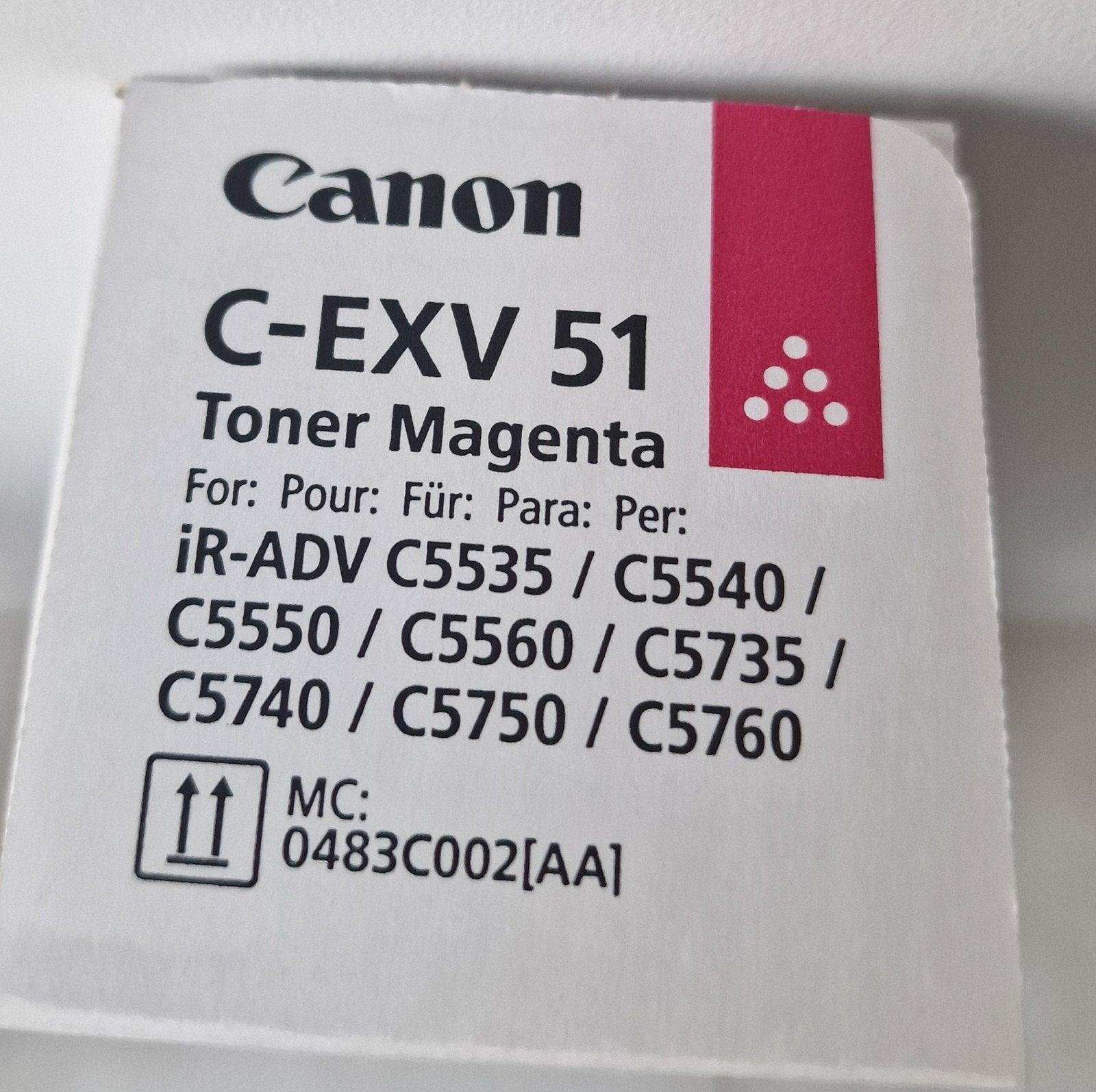 CEXV51-toner, Ophalen, Nieuw, Toner, Canon