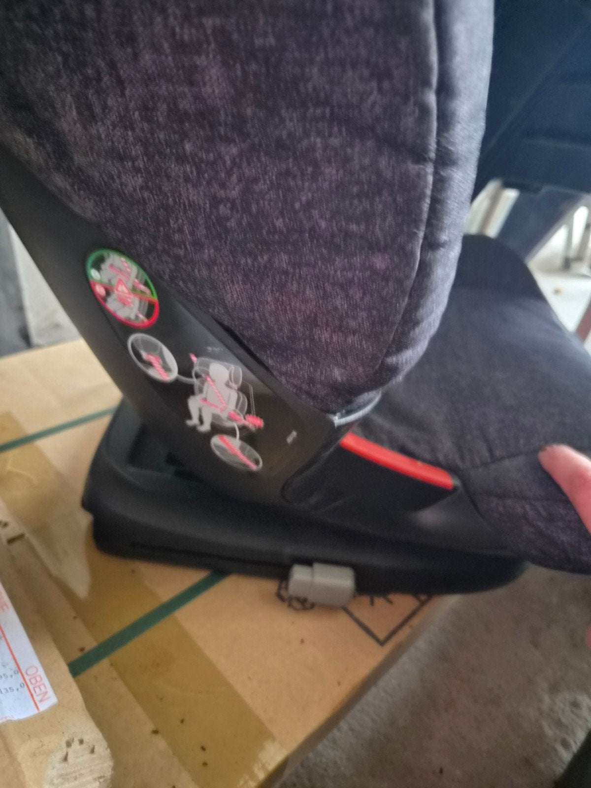 Siège auto Maxi-Cosy isofix, Enfants & Bébés, Enlèvement, Utilisé, Isofix, 9 à 18 kg