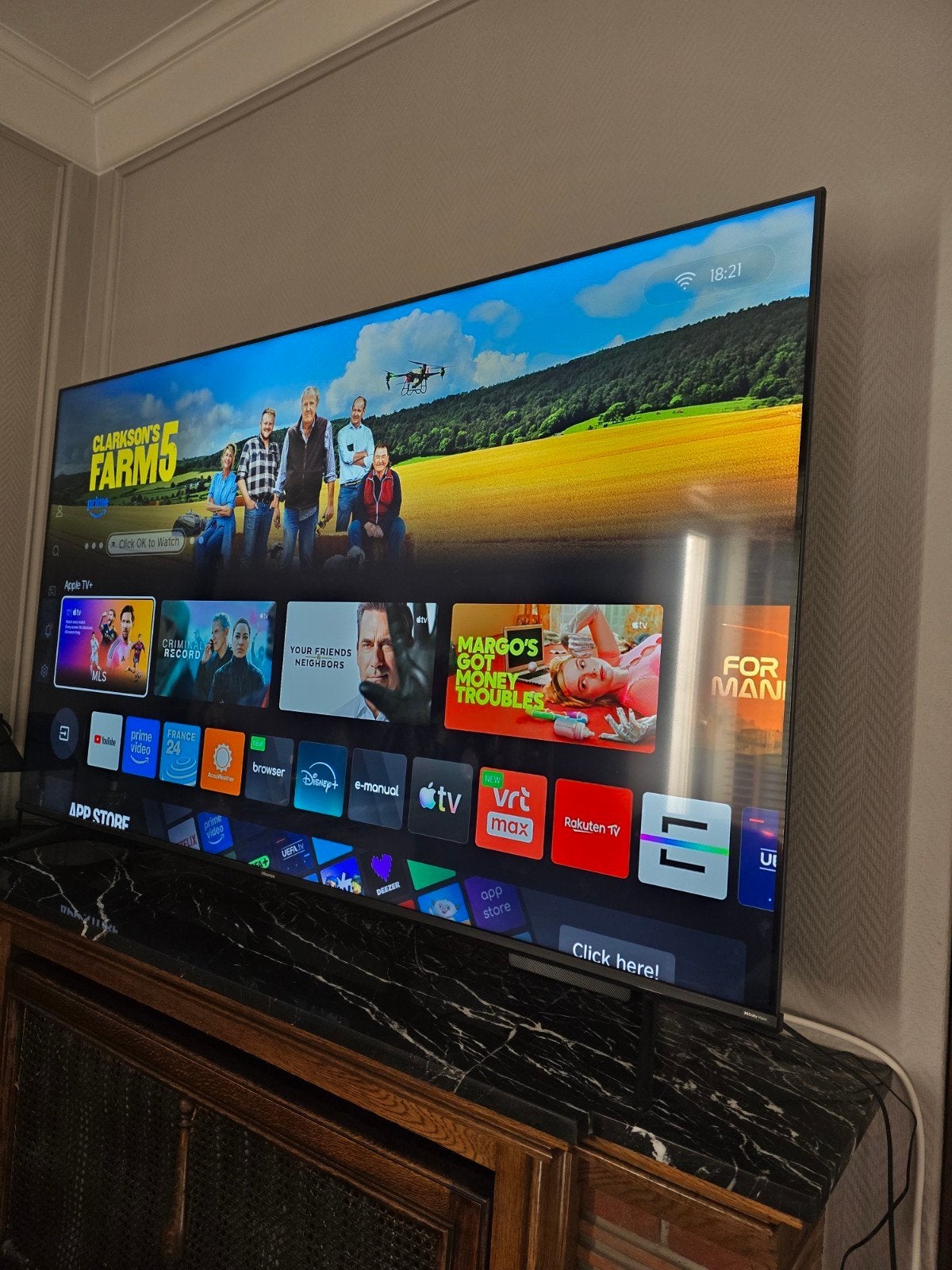 Tv HISENSE 4K, TV, Hi-fi & Vidéo, Utilisé, 4k (UHD), Smart TV